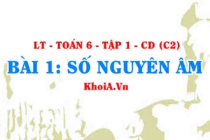Số nguyên âm là gì, số nguyên âm dùng để làm gì? Toán 6 bài 1 c2cd1